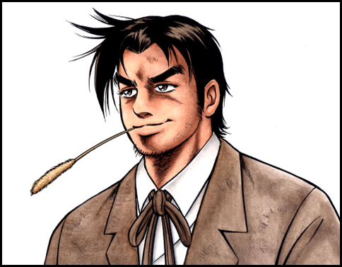 本宮ひろ志風のイラスト